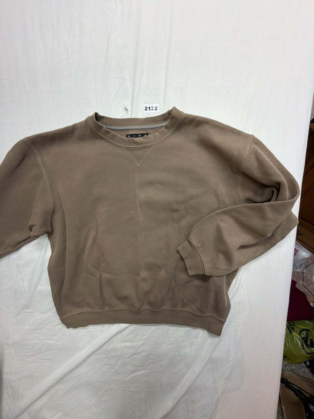Cyrk Clothing Company Size L Brown Heavyweight Sweatshirt